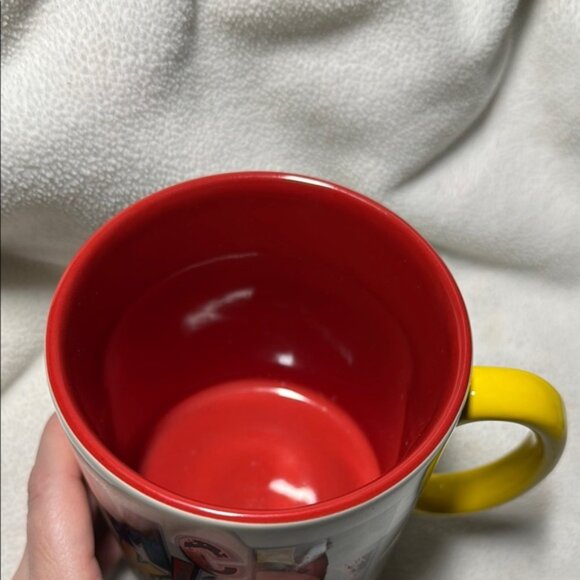 Disney Mickey Mouse Mug with Yellow Handle and Colorful Design Walt Disney World - Picture 4 of 6